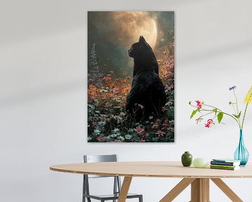 The silence of the wildflowers - Under the spell of the harvest moon by Erika Kaisersot