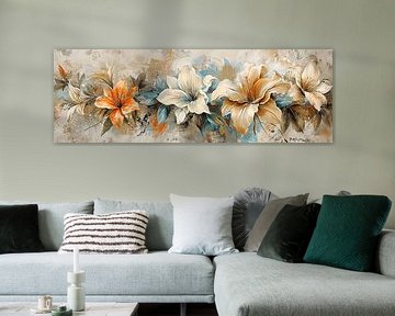 Flowers | Flowers Gold by Art Whims
