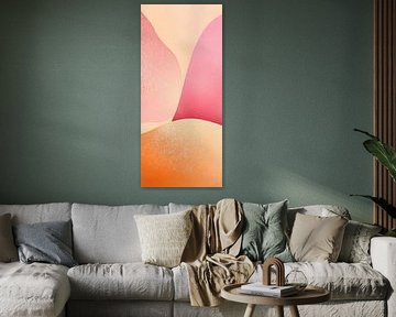 Zachte Overlapping in Pasteltinten