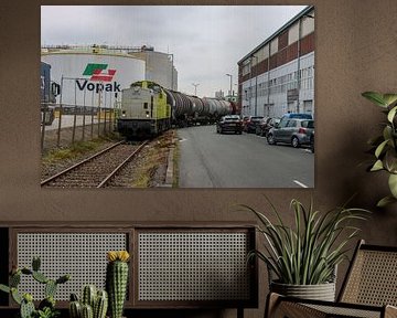 Train de marchandises Vopak Vlaardingen sur Harold de Groot