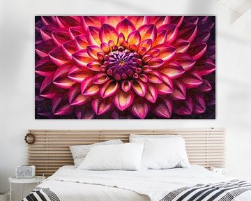 Géométrie florale de l'âme sur Sabine Wagner