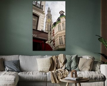 Kathedraal Antwerpen van Jim Plaum