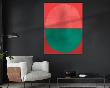 Vintage Red Green by Georgia Chagas