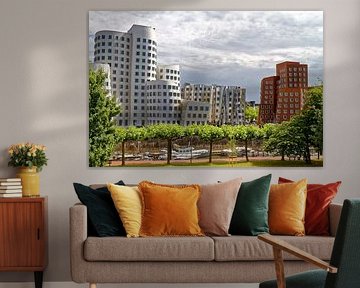 Gehry-gebouwen in de Mediahaven van Düsseldorf (117342)