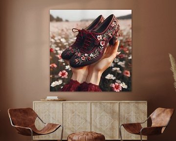 Sticken von Damenschuhen von Tatjana Korneeva