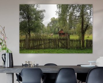 "Koning Ludwig" Jachthuis aan de Schwackenreuter meren - Mühlingen van BlattArt - Christine Horn