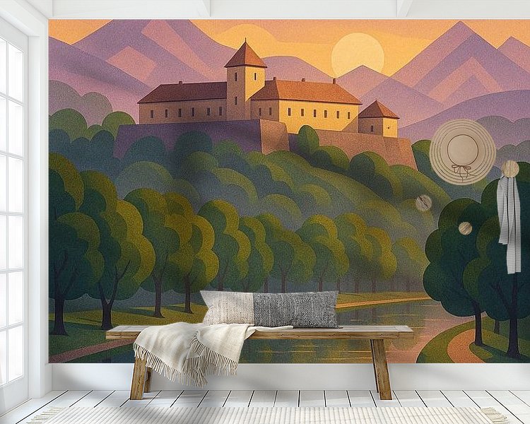 Example of the artwork in a room