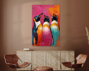 Pinguin Farbe | Pinguin Trio