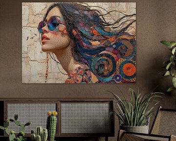 Vrouw Zonnebril | Vrouw in Reflectie