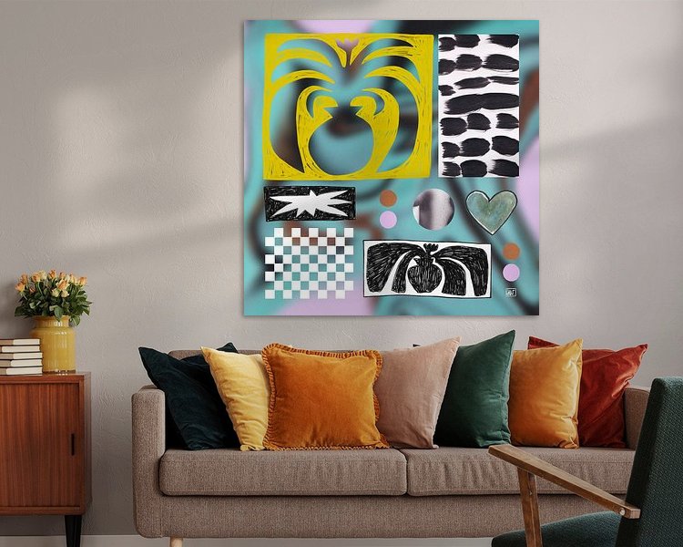 Example of the artwork in a room