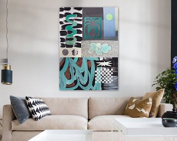 Teal Rising by Henriette Visscher