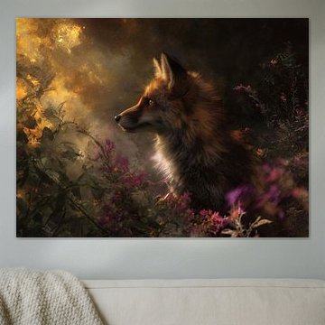 Fuchs im Lichtschimmer