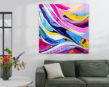 Kleur Pop UP - Glasstijl van Lindenthal.ART