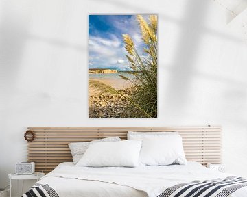 Plage de Kerloc`h bij Camaret-sur-Mer, Bretagne van Christian Müringer