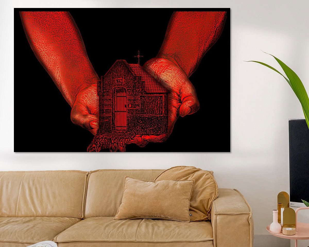 Example of the artwork in a room