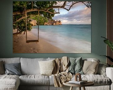 Anse Source d'Argent beach (La Digue/Seychelles) by t.ART