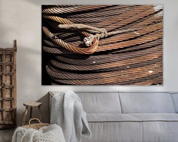 Stahlseil auf Trommel