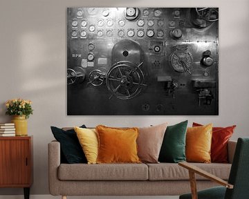 Salle des machines ssRotterdam noir et blanc sur Europhoto Netherlands