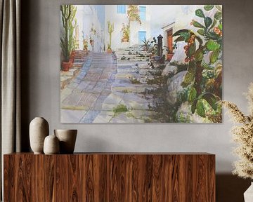 Schritte zur Weißen Stadt von Steve Henderson