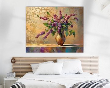 Golden Vase Lilacs