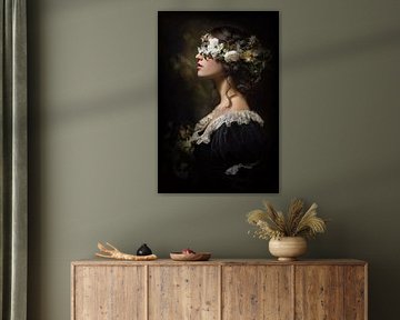 Couronne de fleurs sur Studio des Fleurs