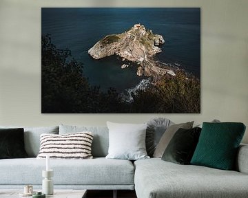 Island Rock Bermeo avec accès caché à l'océan par la chapelle