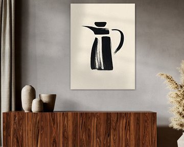 Elegant brush-style pour-over jug