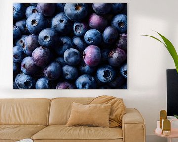 Blueberries in rich ultramarine