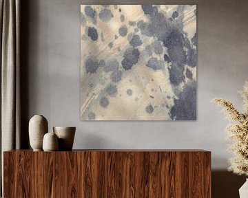 Peinture aquarelle minimaliste neutre du Japandi sur Dina Dankers