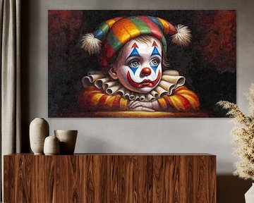 Le petit clown pensif