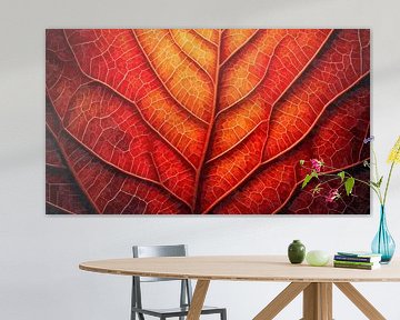 Herbstgeometrie – Blatt im Wandel