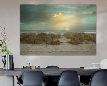 Les dunes de Texel aux heures d'or sur Raymond Kuhlman