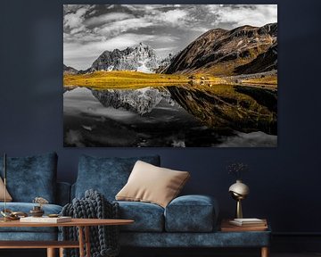 Herbstlicht über dem Eissee