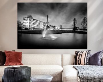 Van Nellefabriek Rotterdam (zwart-wit)