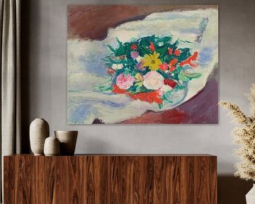 Patrick Henry Bruces - Still life with flowers (ca. 1910) by Peter Balan