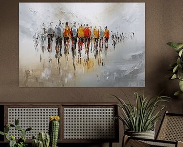 Peloton dans le brouillard | cyclistes | Tour de France sur Lauren Wilde