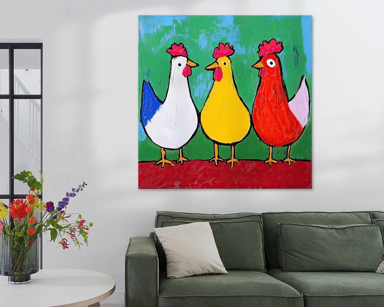 Example of the artwork in a room