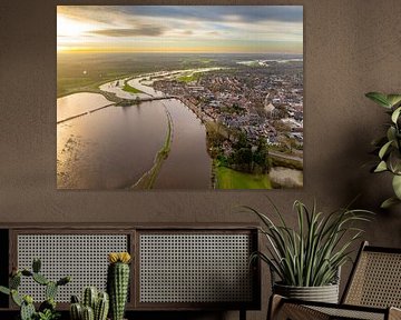 Vecht river high water level flooding at Dalfsen by Sjoerd van der Wal Photography