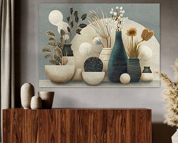 Vases à fleurs | Présentoir de vases à fleurs élégants