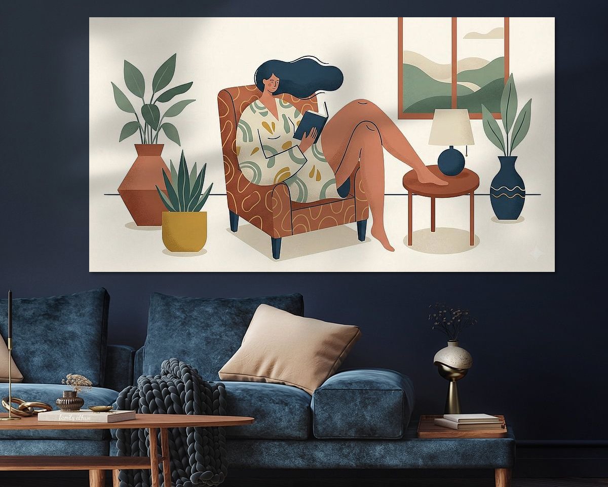 Example of the artwork in a room