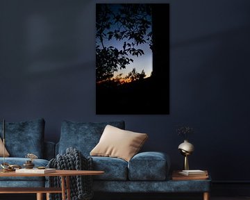 Sonnenuntergang in der Toskana von Nicolette Suijkerbuijk