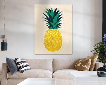 Stylised pineapple by drdigitaldesign