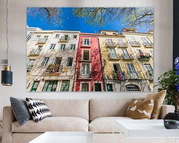 Stadtviertel Alfama in der Altstadt von Lissabon - Portugal von Werner Dieterich