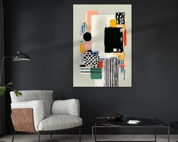 Abstracte geometrie in zwart-wit