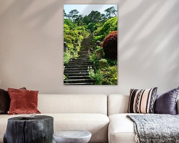 Treppe im Garten zum Bantry House