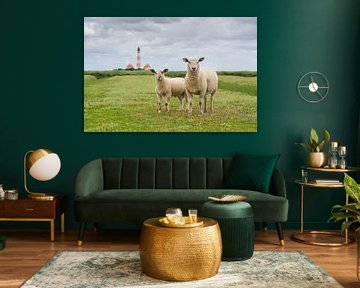 Hausschaf mit Lamm von Sven-Erik Arndt