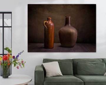 Still life with pitchers by René Ouderling