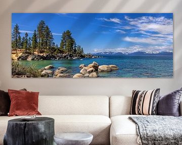Panorama of Lake Tahoe, United States
