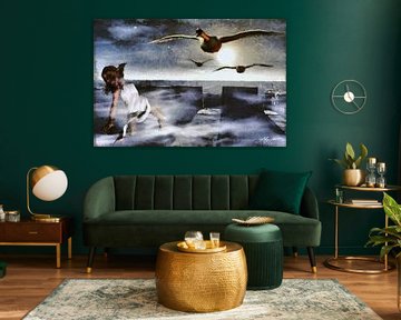 Ankunft der Schwäne von Emanuel Koch