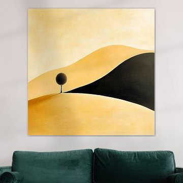 Der Baum zwischen Licht und Schatten von KRAB